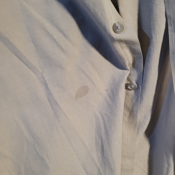 Nicole Miller Mens Shirt Sleeve Button Up Shirt Size Xl - Picture 4 of 5